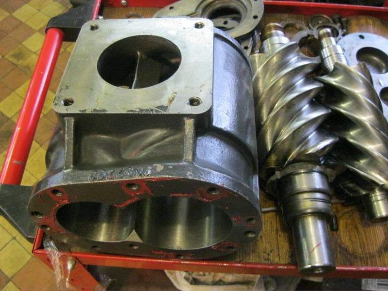 Ремонт винтового блока компрессора