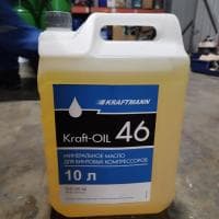 Анонс фото Компрессорное масло Kraft-OIL 46 10 л (минеральное)