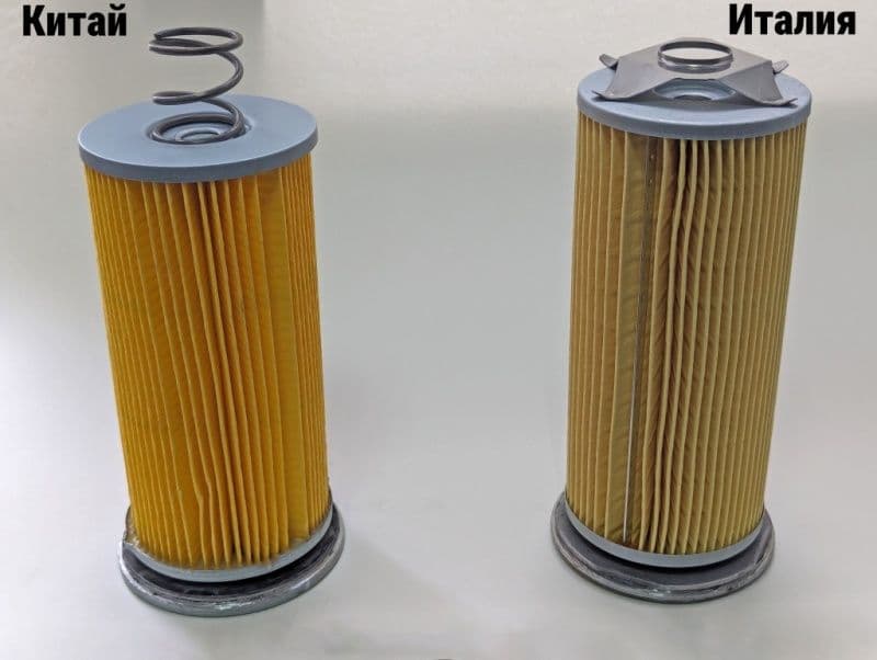 Масляный фильтр и Сепаратор - стоит ли переплачивать? (Италия или Китай)