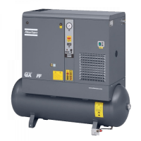 Винтовой компрессор Atlas Copco GX7 7,5P на ресивере